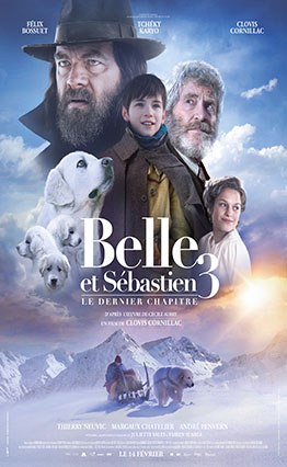 Affiche Belle et Sébastien 3, le dernier chapitre (2017).