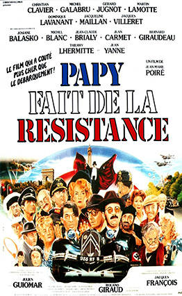 Affiche Papy fait de la résistance (1983).
