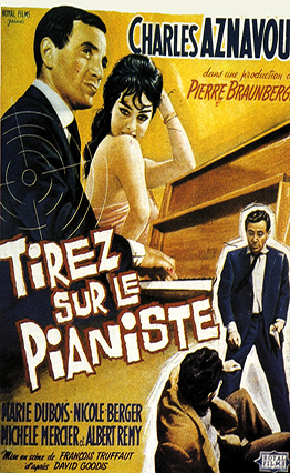 Affiche Tirez sur le pianiste (1960).