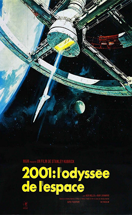 Affiche 2001, l'odyssée de l'espace (1968).