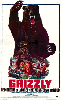 Affiche Grizzli, le monstre de la forêt (1976).