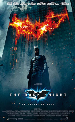 Affiche The Dark Knight: Le chevalier noir (2008).