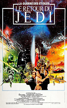 Affiche Star Wars épisode VI Le Retour du Jedi (1983)